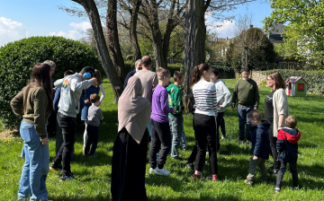 Jeux de sociétés et chasse aux oeufs pour la fête de Pâques à la MAF !