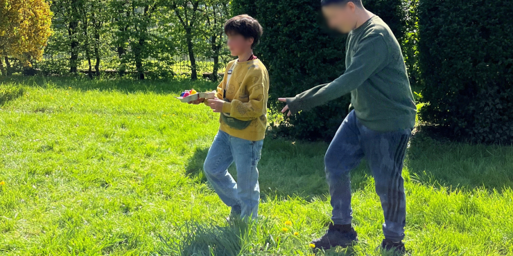 Jeux de sociétés et chasse aux oeufs pour la fête de Pâques à la MAF !
